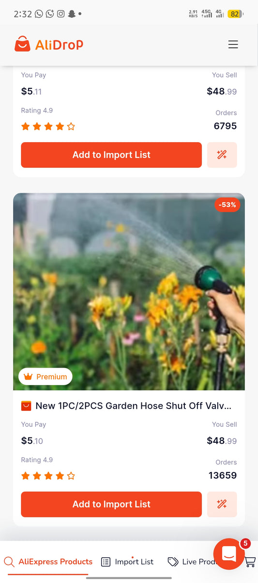 New 1PC/2PCS Garden Hose Shut Off Valve Tap Adapter Quick Joint Garden Sprays Sprinklers for Watering the Garden