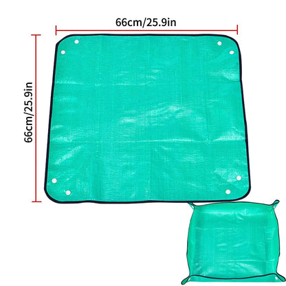 Gardening Mat  Square Plant Pad Waterproof for Transplanting Flower Pots Potting Mat Foldable Garden Repotting Anti-dirty Tarp