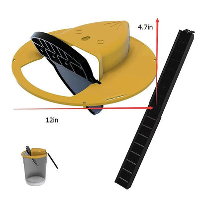 Intelligent Pitfall Mouse Catcher Trap Bucket Flipping Sliding Bucket Lid Automatic Reset After Catching Mice