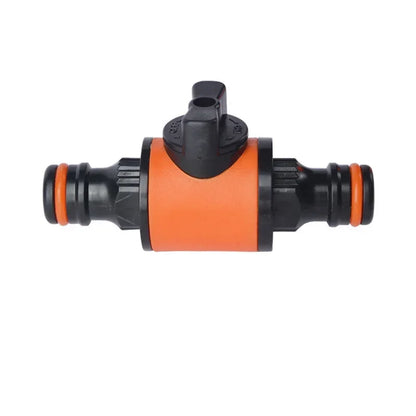 2PC Garden Hose Shut Off Valve, Pipe Connector & Coupler for Water Stop, Irrigation System Repair, Garden Faucet Fitting